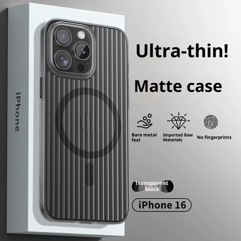 Pro Max Case Transparent Black Magnetic or White Shockproof - Teleplus pro max transparent black [magnetic] white high