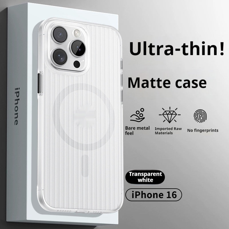 Pro Max Case Transparent Black Magnetic or White Shockproof - Teleplus pro max transparent black [magnetic] white high