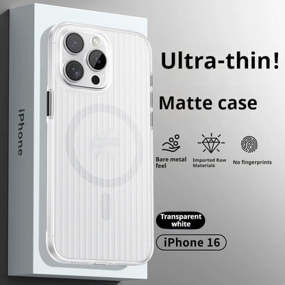 Pro Max Case Transparent Black Magnetic or White Shockproof - Teleplus pro max transparent black [magnetic] white high