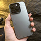 Pro Max Silver Phone Case Matte Protective Cover with Shockproof and Anti-Fall Features - Teleplus pro max silver phone