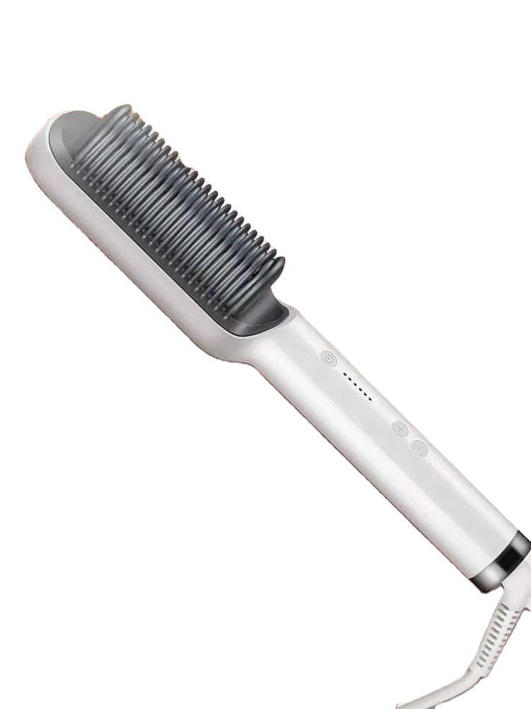 Professional Curling Iron with Large Barrel and Dual Function for Styling - Teleplus internal buckle straightening comb