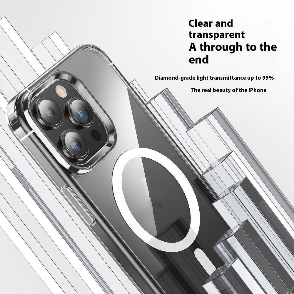 Protective Cover Suitable Magnetic Two-in-one Transparent Drop-resistant - Protective Cover for Pro Max iPhone13