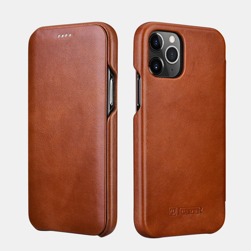 Retro Business Leather Phone Case with Flip Type Protective - Online Store protective leather retro business phone