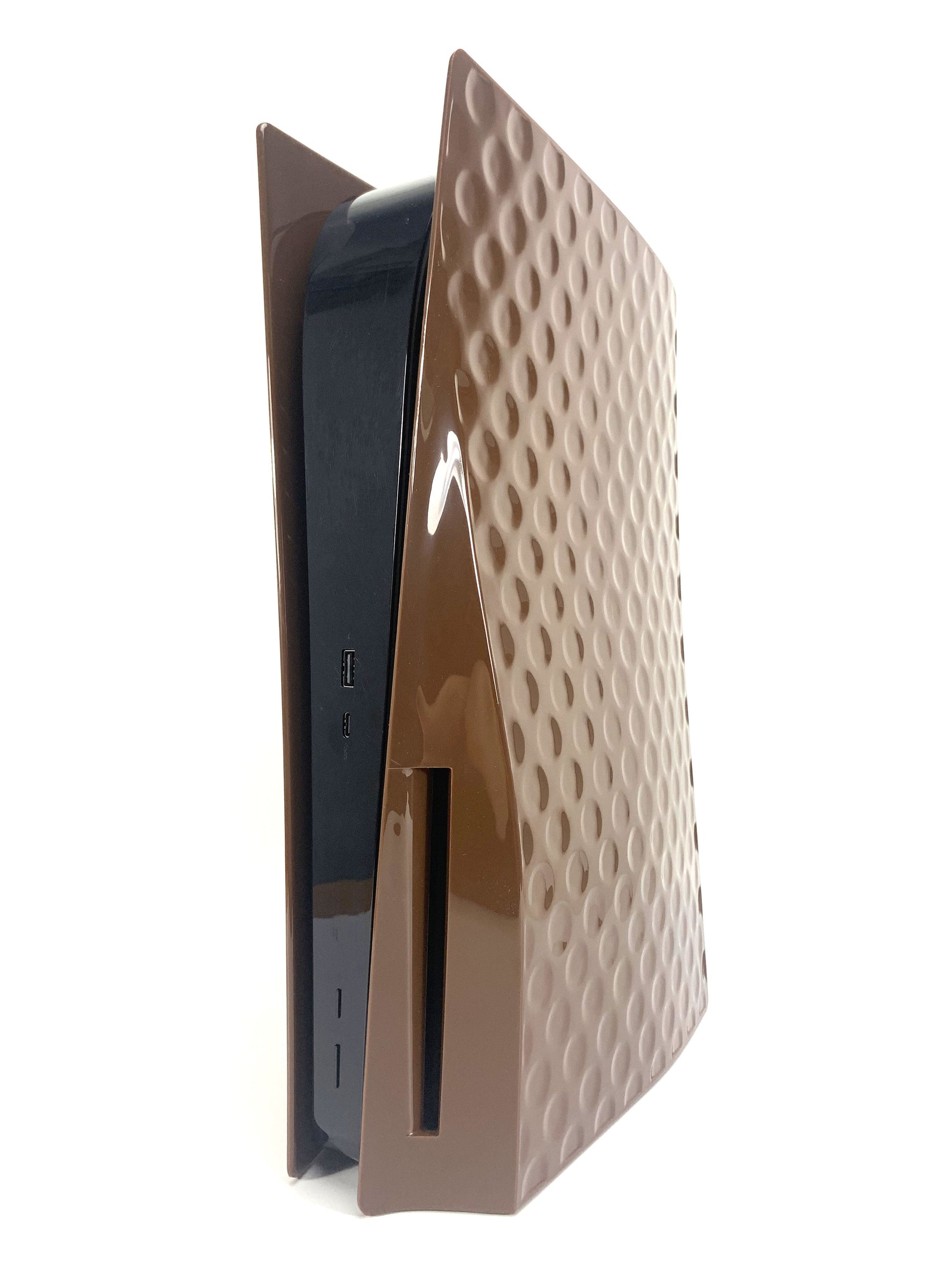 PS5 Console Case Hard Shell Cover Easy Access Custom Fit Replacement - Teleplus console case