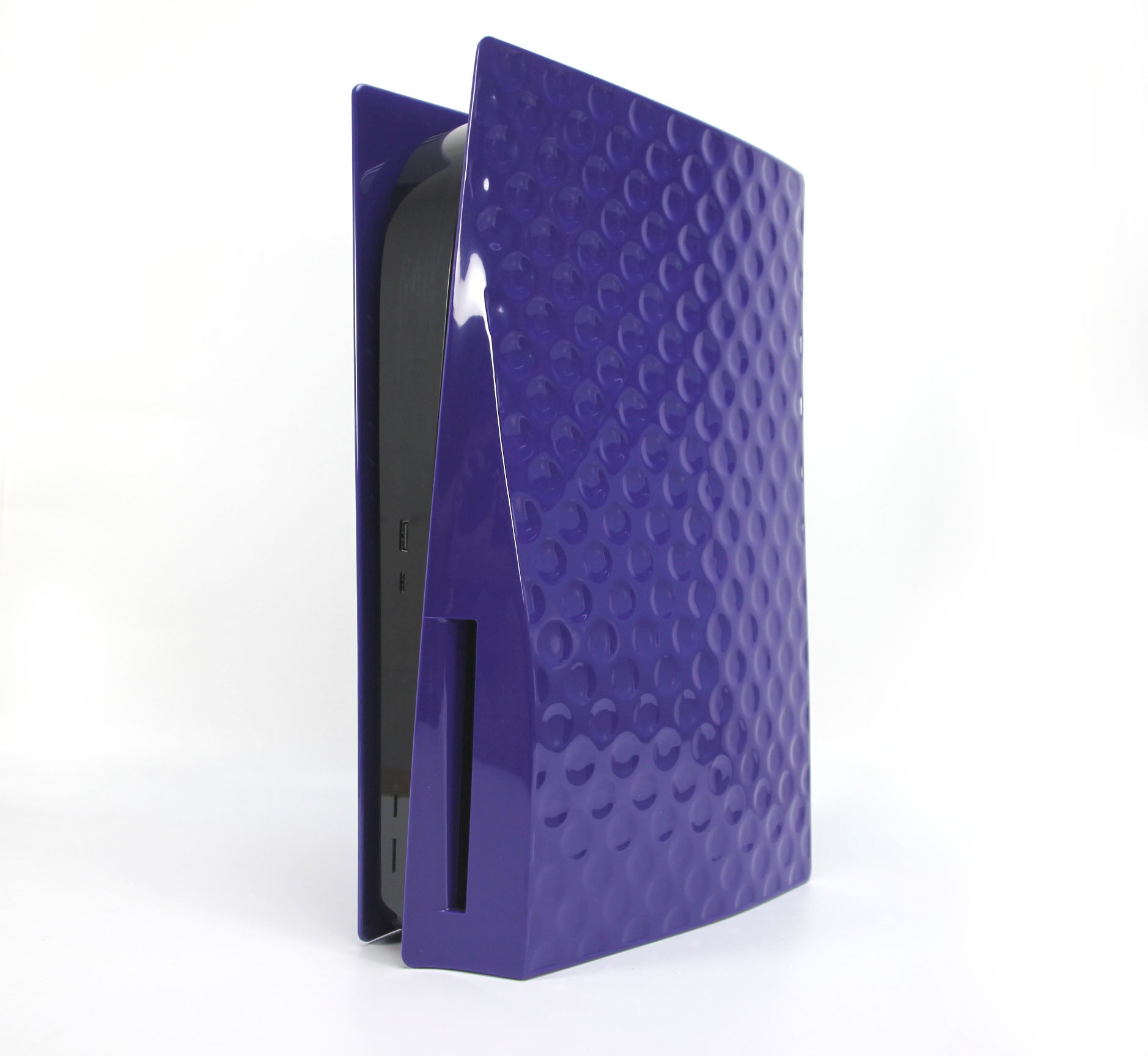 PS5 Console Case Hard Shell Cover Easy Access Custom Fit Replacement - Teleplus console case