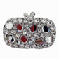 PU Diamond Evening Bag with Crystal and Personalized Customization - Teleplus Personalization diamond evening bag