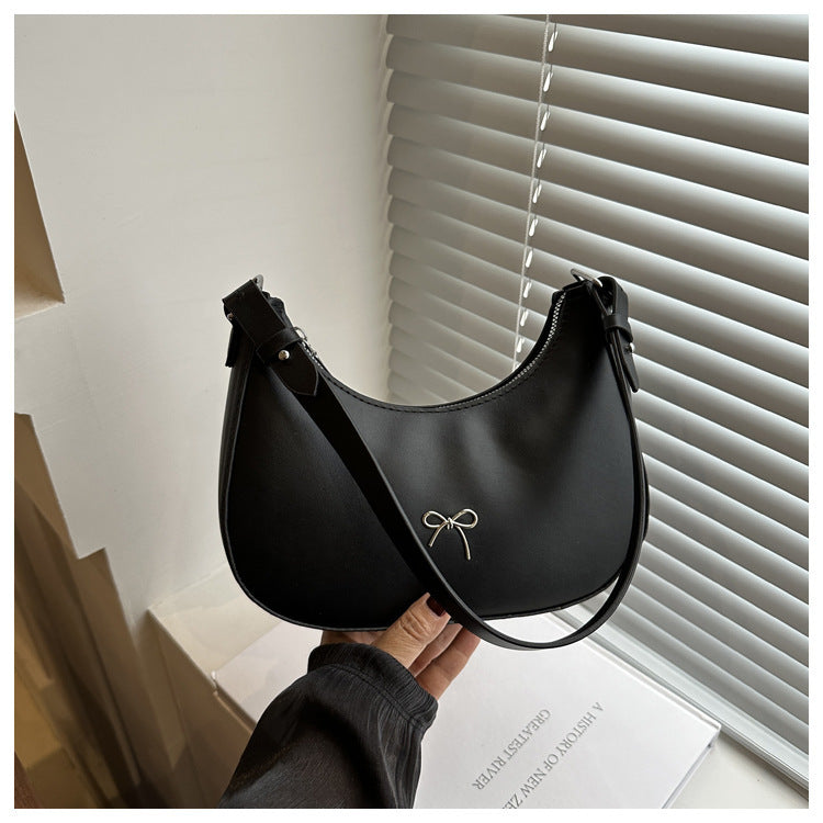 PU Dumpling Bag Medium Crossbody Purse with Shoulder Strap for Women - Teleplus