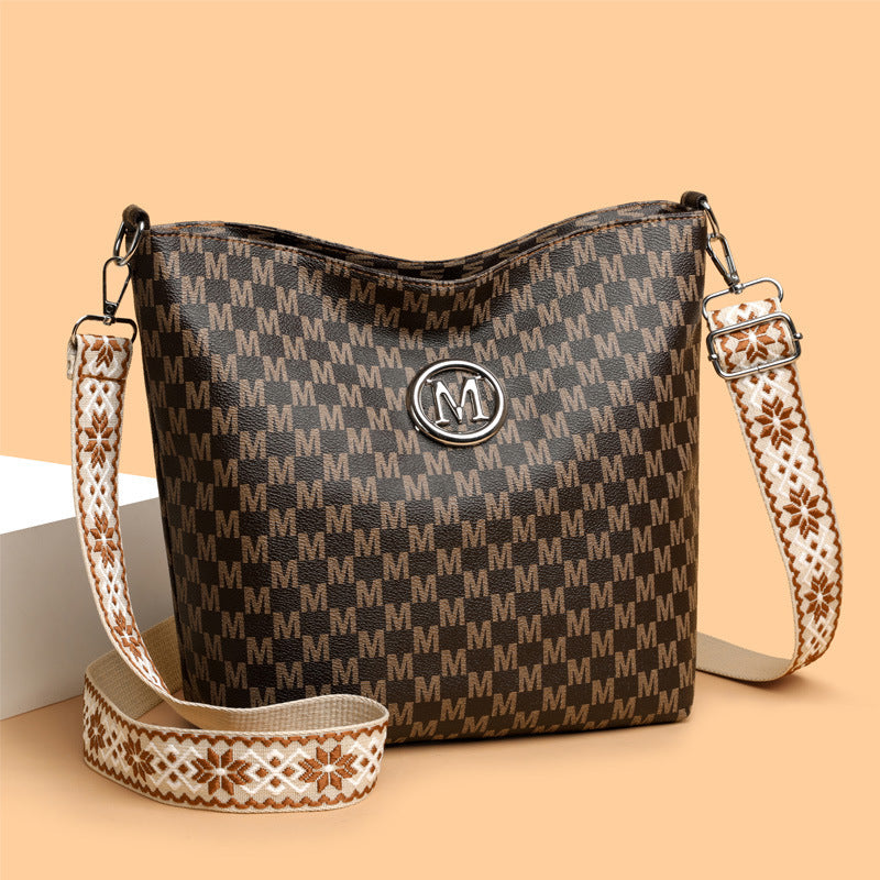 PU Dumpling Shape Handbag with Zipper Pocket Urban Casual Medium Shoulder Bag - Teleplus