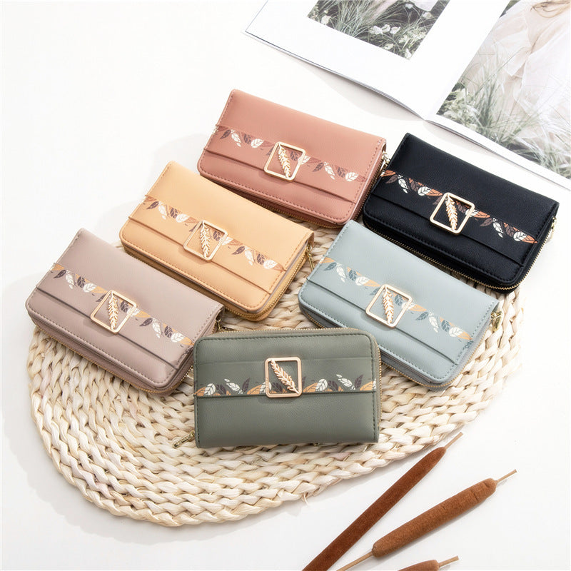PU Fashion Print Wallet in Multiple Colors for United States and CHF Buyers - Wallets Just Wanna Have Fun Bright united