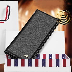 PU Leather Foldable Bag with Bow Design in Various Colors for United States - Ultra-Thin Wallet Men So Slim