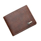 PU Leather Geometric Wallet Anti-Theft RFID Slim Bifold for Men and Women - Blocking