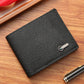 PU Leather Geometric Wallet Anti-Theft RFID Slim Bifold for Men and Women - Blocking