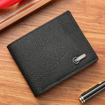 PU Leather Geometric Wallet Anti-Theft RFID Slim Bifold for Men and Women - Blocking
