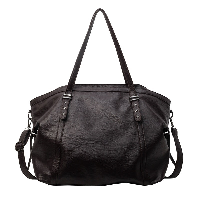 PU Leather Horizontal Square File Bag with Zipper for Daily Office - by Teleplus