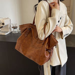 PU Leather Horizontal Square File Bag with Zipper for Daily Office - by Teleplus