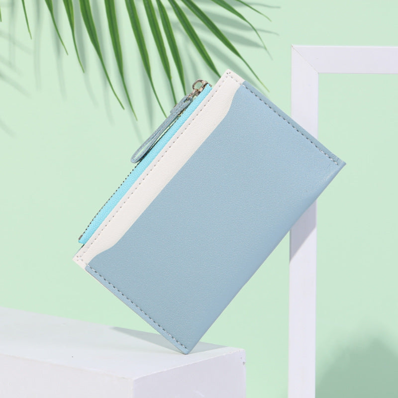 PU Leather Lady’s Card Pack with Zipper Buckle in Various Colors for the United States - Wallets Women So Chic Even