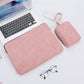 PU Leather Laptop Bag with Shoulder Straps Waterproof Zipper - Teleplus zipper bag shoulder straps laptop