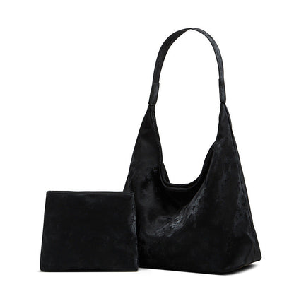 PU Leather Laptop Tote Bag with Zipper Compartments for Work and Travel - Teleplus