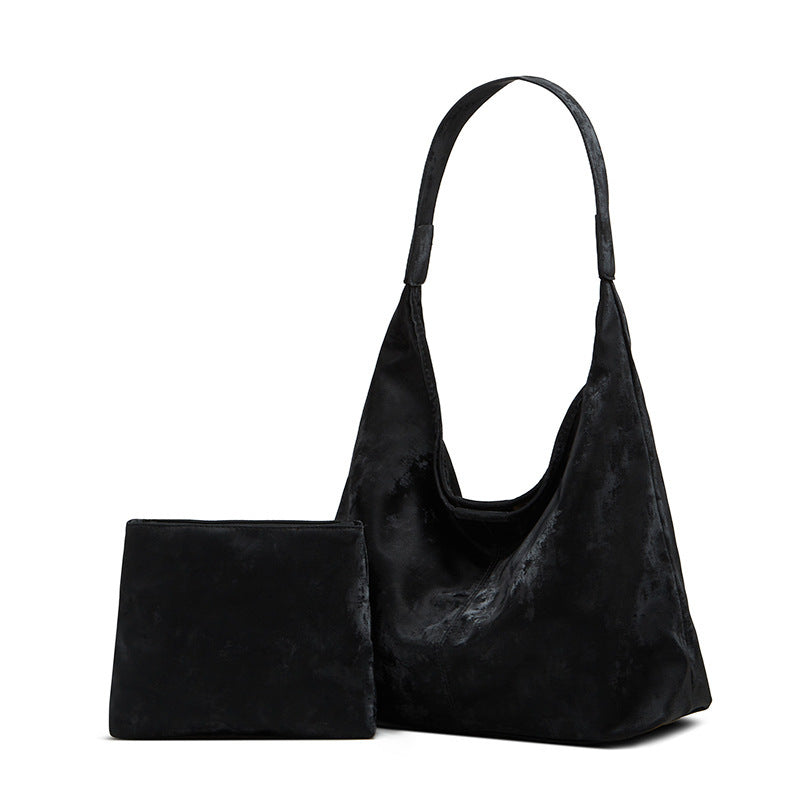 PU Leather Laptop Tote Bag with Zipper Compartments for Work and Travel - Teleplus