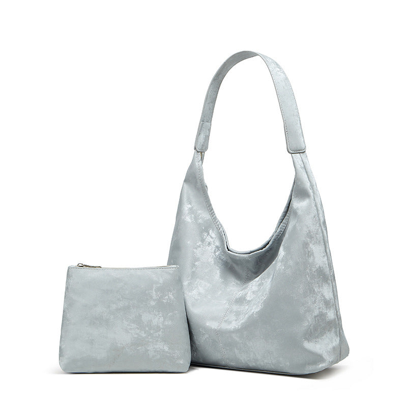 PU Leather Laptop Tote Bag with Zipper Compartments for Work and Travel - Teleplus