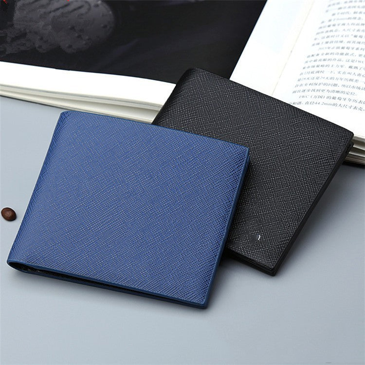 PU Leather Luggage Tag Horizontal Square for United States CHF Travel - Sleek Wallet: Short Thin and Ready Business