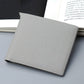 PU Leather Luggage Tag Horizontal Square for United States CHF Travel - Sleek Wallet: Short Thin and Ready Business