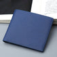 PU Leather Luggage Tag Horizontal Square for United States CHF Travel - Sleek Wallet: Short Thin and Ready Business