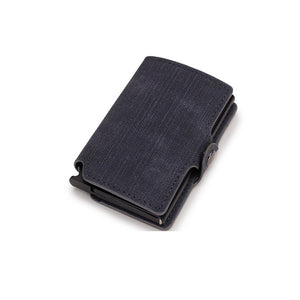 PU Leather Mini Wallet with Aluminum Alloy Closure for United States and CHF Buyers - Awesomeness in a united states