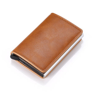 PU Leather Money Holder Wallet for United States and CHF Transactions - Magnetic? Nope! This Pop-Up Stays Awesome