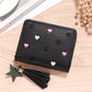 PU Leather Opening Hook with Silicone Lining for United States and CHF Buyers - Korean Card Bags: Snazzy Wallets
