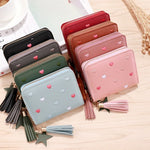 PU Leather Opening Hook with Silicone Lining for United States and CHF Buyers - Korean Card Bags: Snazzy Wallets