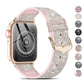 PU Leather Silicone Chameleon Watch Strap - PU Leather Silicone Chameleon Watch Strap Light Pink