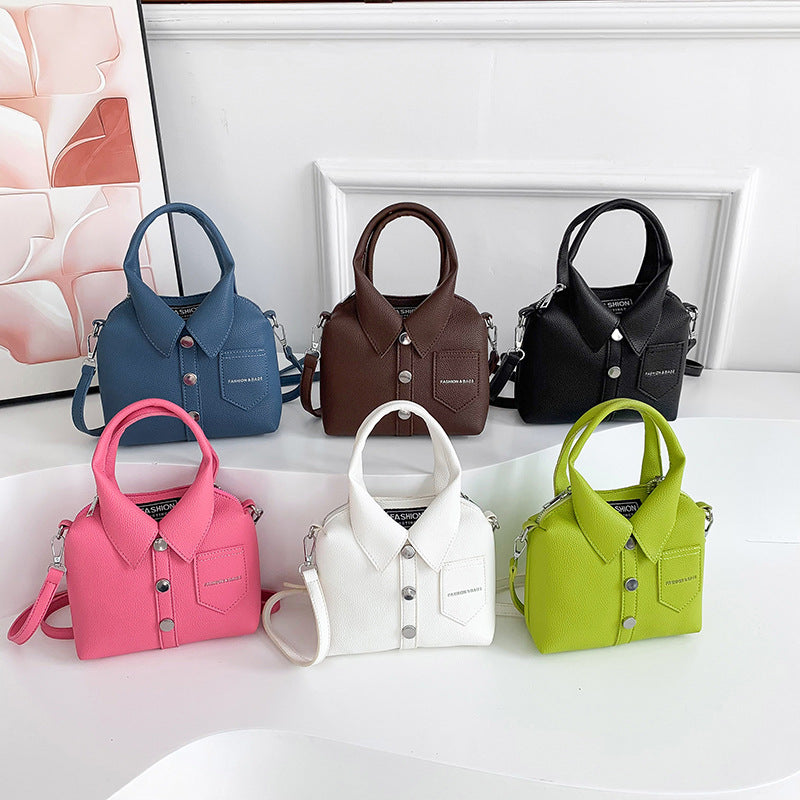 PU Leather Square Travel Bag with 3D Pockets and Polyester Lining
