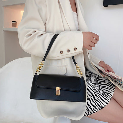 PU Leather Underarm Bag Medium Shoulder Purse for Women with Phone Pocket - Teleplus underarm bag