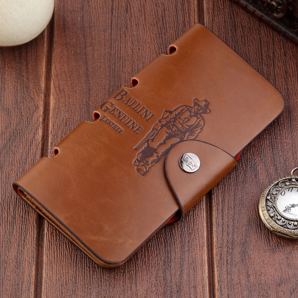 PU Leather Wallet with Concealed Compartments for United States and CHF Currencies - Laughing All the Way a Bag united