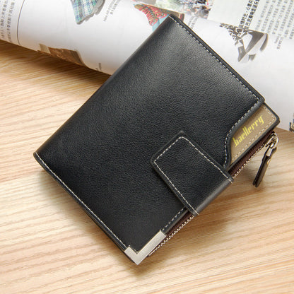 PU Leather Wallet with Zipper Buckle for United States and CHF Currencies - Men That Holds All the Stuff united states