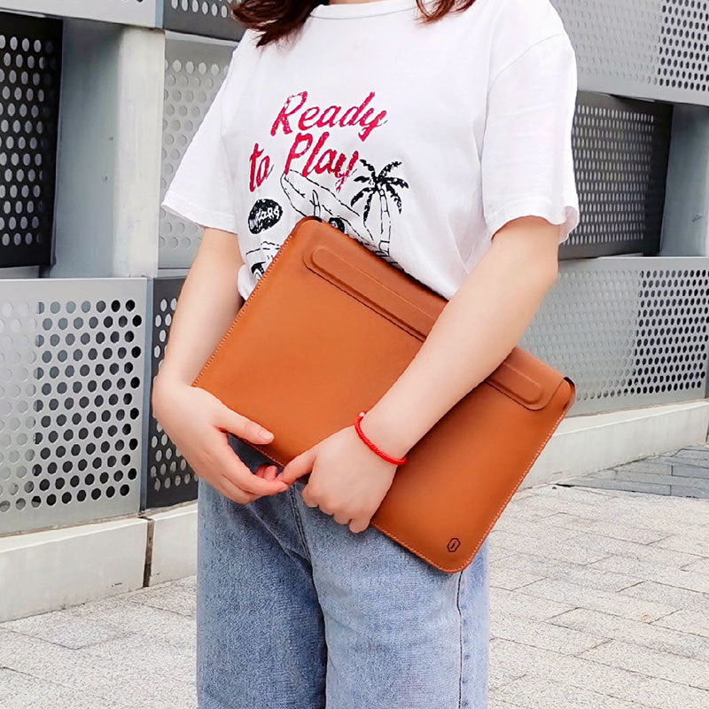 PU Leather Waterproof Bag 16 Inches Internal Dimensions Multiple Colors - Teleplus internal dimensions external inches