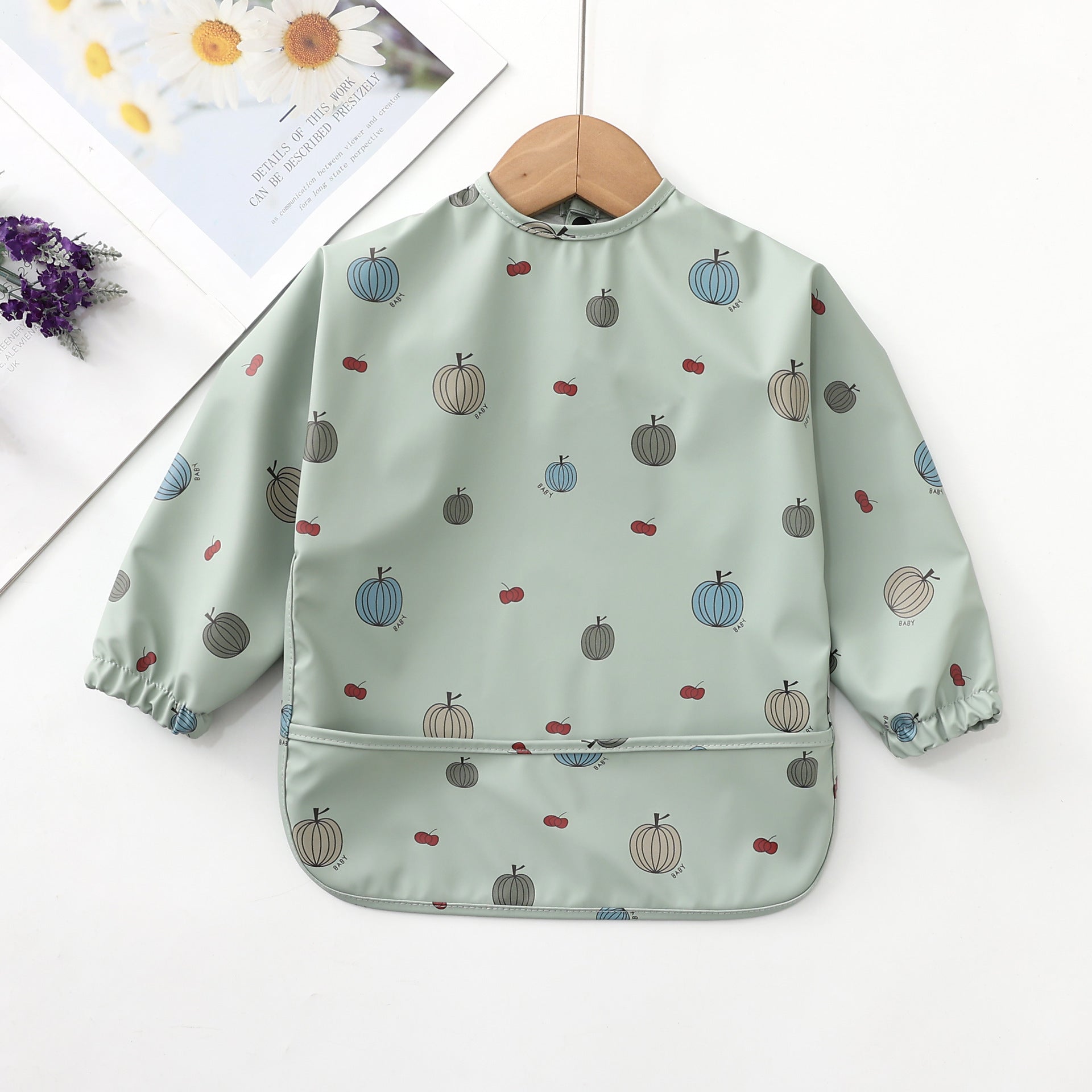 Pu Long Sleeve Leopard and Pumpkin Print Tops for Women in the United States - Bibs Tiny Fashion Rebels united states