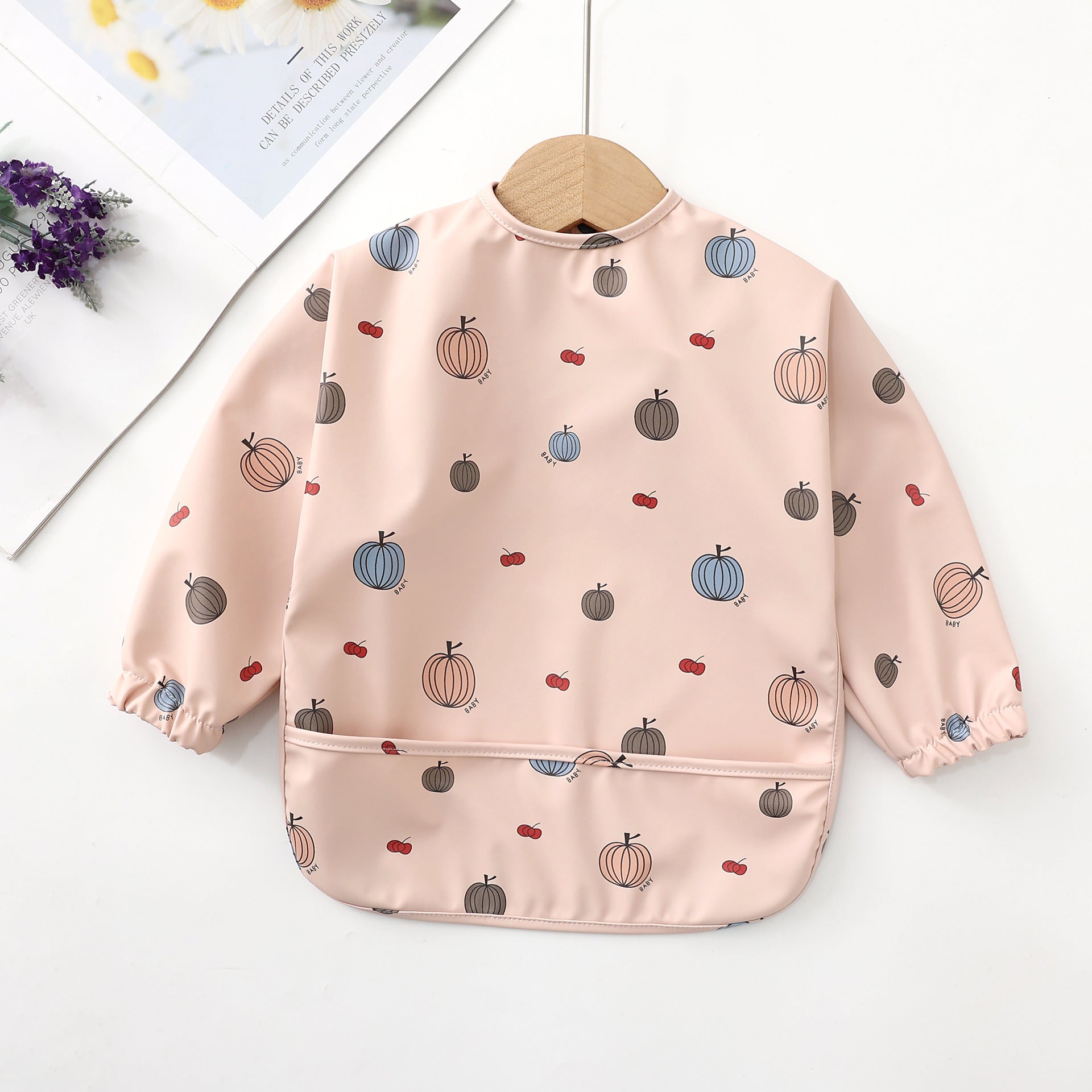 Pu Long Sleeve Leopard and Pumpkin Print Tops for Women in the United States - Bibs Tiny Fashion Rebels united states