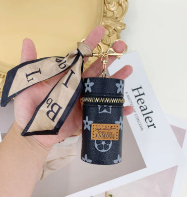 PU Printing Luggage Coin Purse with Polyester Lining for United States Travels - Wallet No Cash Zero Problems in Style