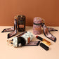 PU Printing Luggage Coin Purse with Polyester Lining for United States Travels - Wallet No Cash Zero Problems in Style