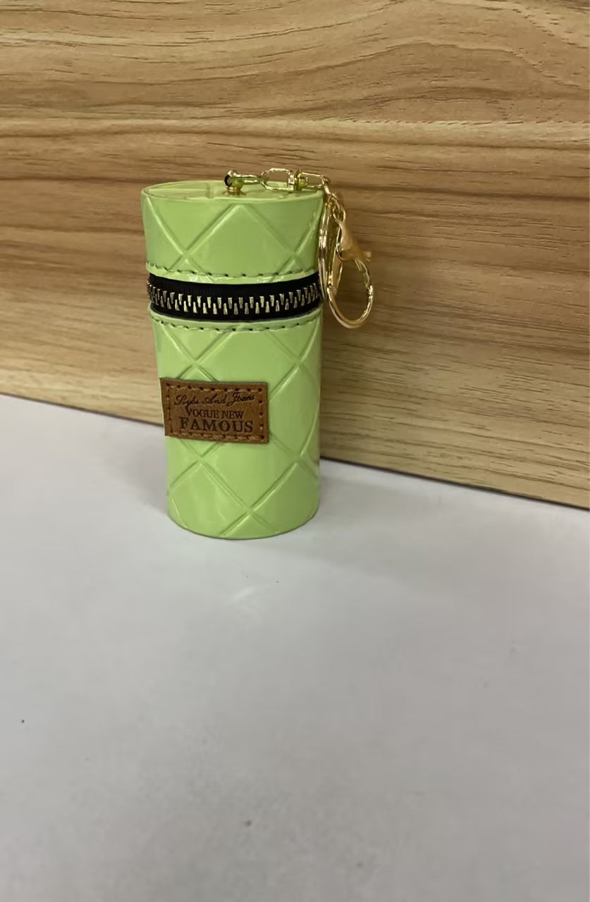 PU Printing Luggage Coin Purse with Polyester Lining for United States Travels - Wallet No Cash Zero Problems in Style