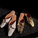 PU Toe Bracket Square Head Gold Milky White Silver Shoe Covers for Low Heels - Teleplus in toe bracket square head shoe
