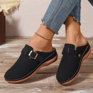 PU Toe Holder Round Head Shoe Cover for Casual Slip-On Slippers - Teleplus Shoes teleplus toe holder casual slip-on