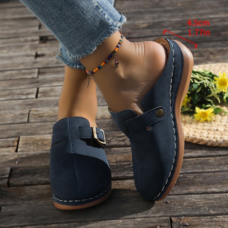 PU Toe Holder Round Head Shoe Cover for Casual Slip-On Slippers