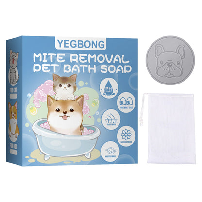 Puppy Bath Soap with Bubble Net Gentle Pet Shampoo for Dogs and Puppies - Dog Teleplus