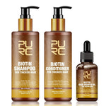 Purc Hair Care Shampoo Conditioner Repair with Ginger and Biotin Essential Oil - PURC for Frizz-Free Fab Tresses purc