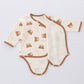 Pure Cotton Baby Diagonal Jumpsuit Newborn Hip Wrap Clothes - Cotton Diagonal Jumpsuit for Tiny Fashionistas