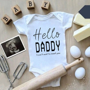 Unisex Cotton Triangle Jumpsuit for Infants in Multiple Colors US CHF - Cuties PF0446-Blue and Pink Short Sleeves