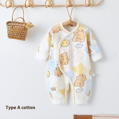 Pure Cotton Boneless Baby Jumpsuit 0-6 Months Baby Romper - Cotton Jumpsuit for Babies Who Can’t Jump Yet